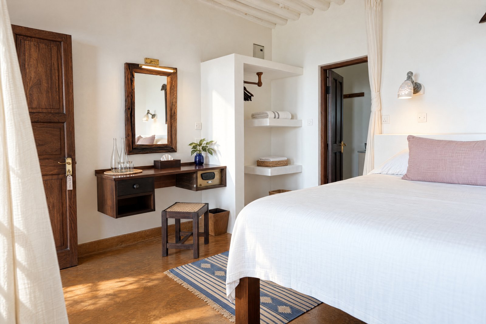 Bedroom and dressing area