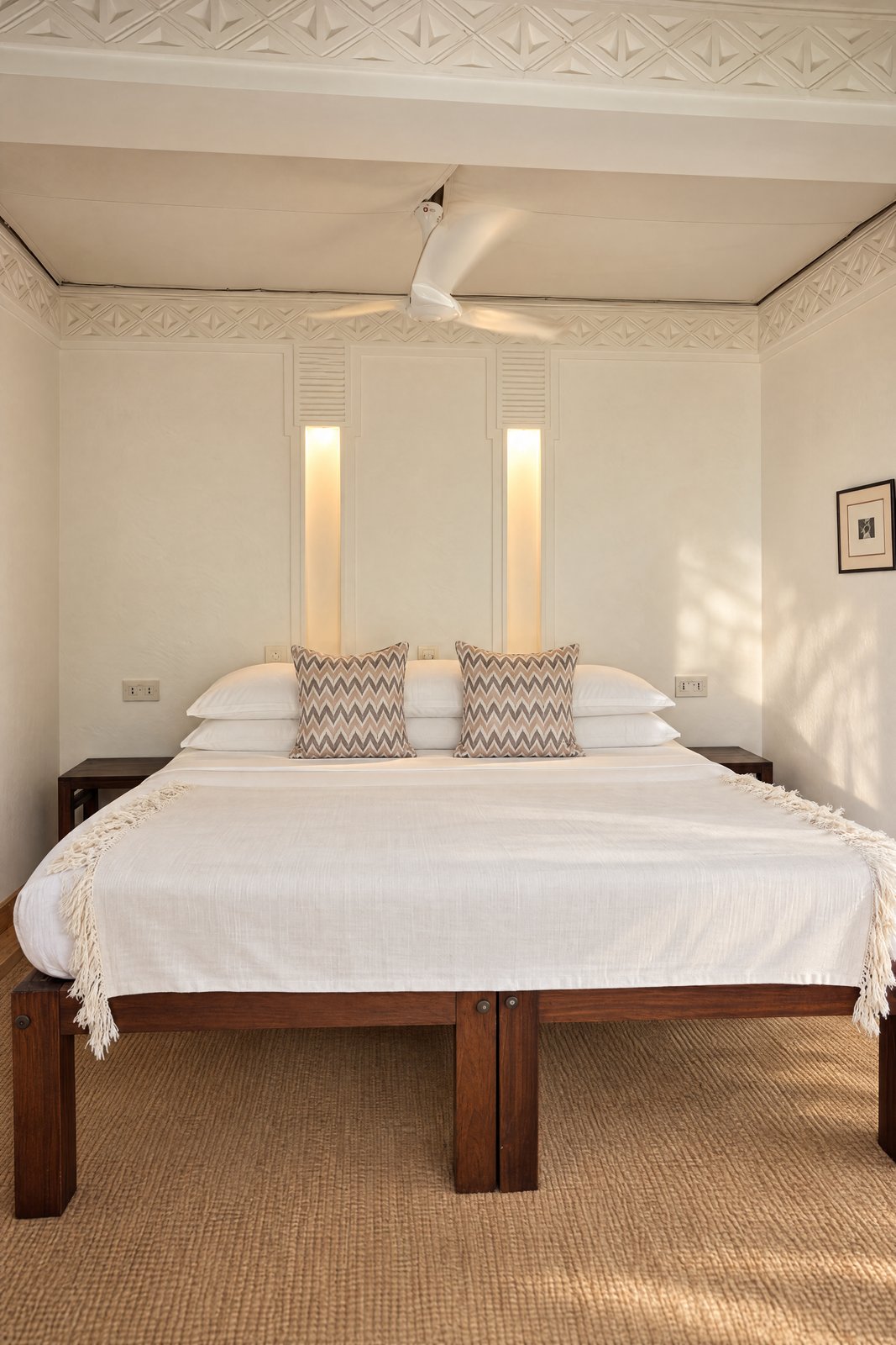 Portrait bedroom view