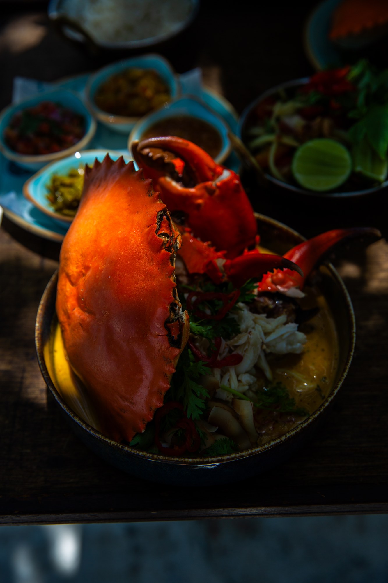 Crab and coastal dishes